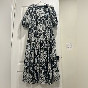 ASOS design embroidered floral maxi dress